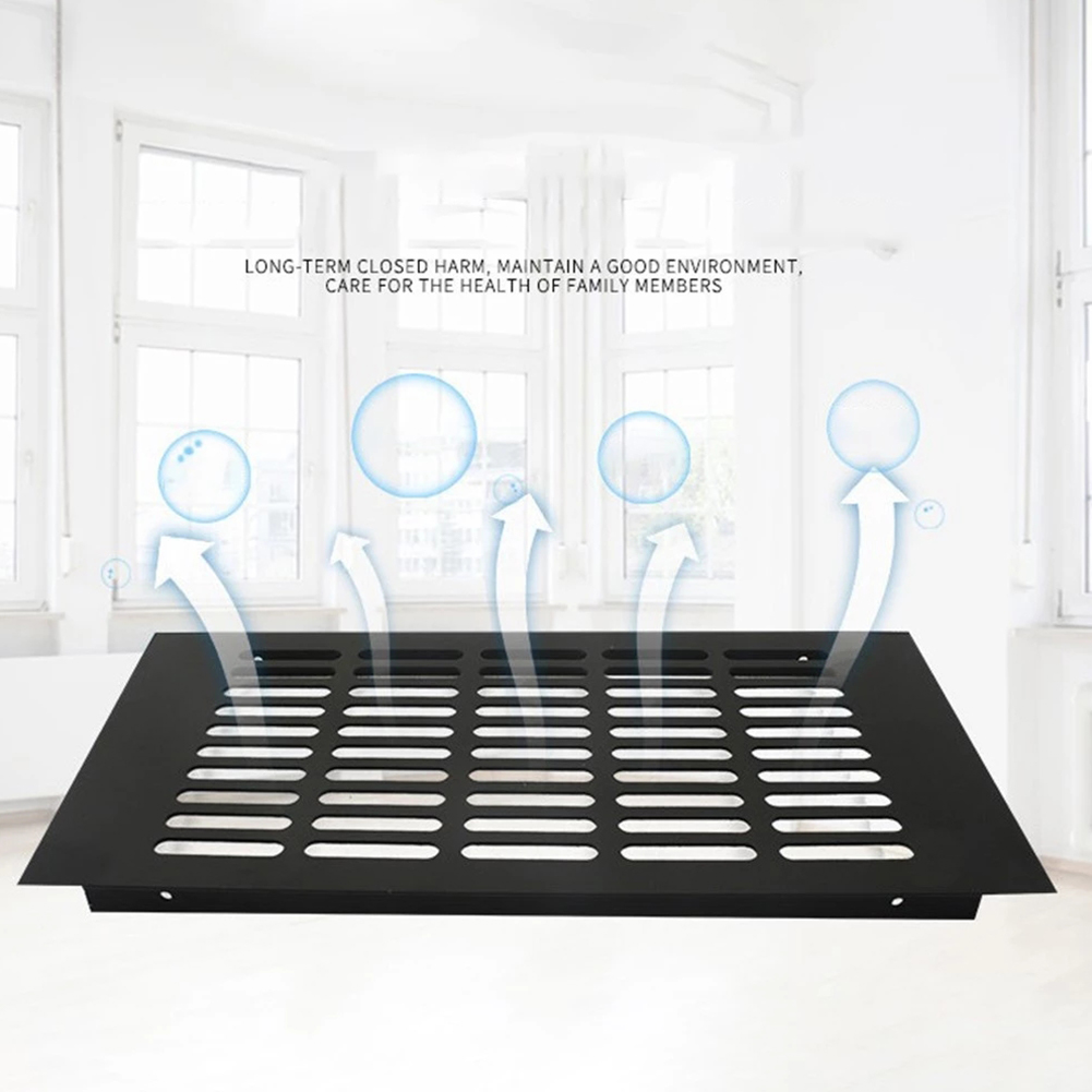 Ventilation Grille Aluminum - 150/200/225/250/300/350/400mm prese d'aria larghe lamiera forata