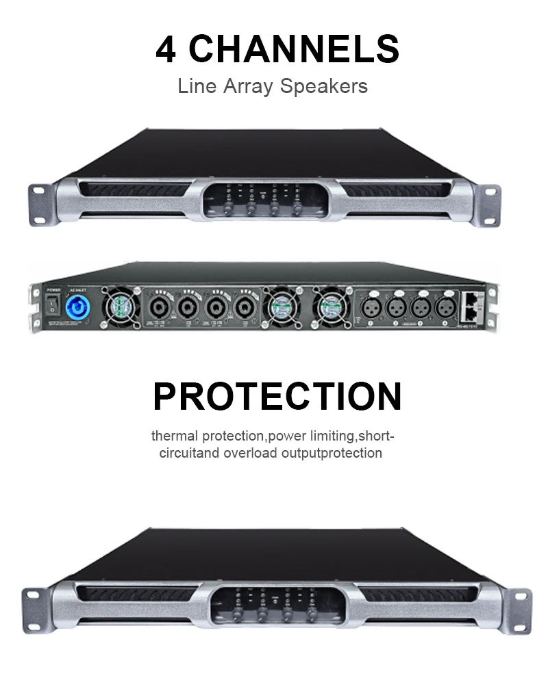 Class D Amplifier - TLF PFA12KLedEquipaggi audio professionali AC 85V-260V