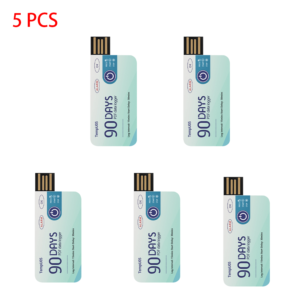 Usb Sound Card - 5 pz/lotto TempU05 Registratore di Dati