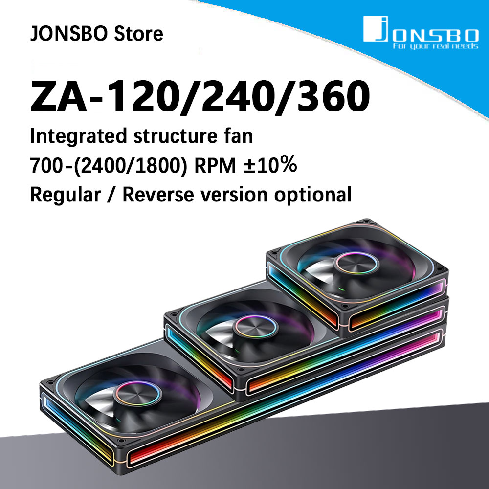 Heatsink Aluminum - JONSBO ZA-120/240/360 ARGB 12/24/36CM ventola del