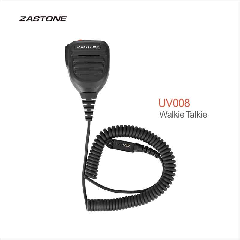 Speaker Terminal - ZASTONE UV008 Microfono Walkie Talkie Megafono