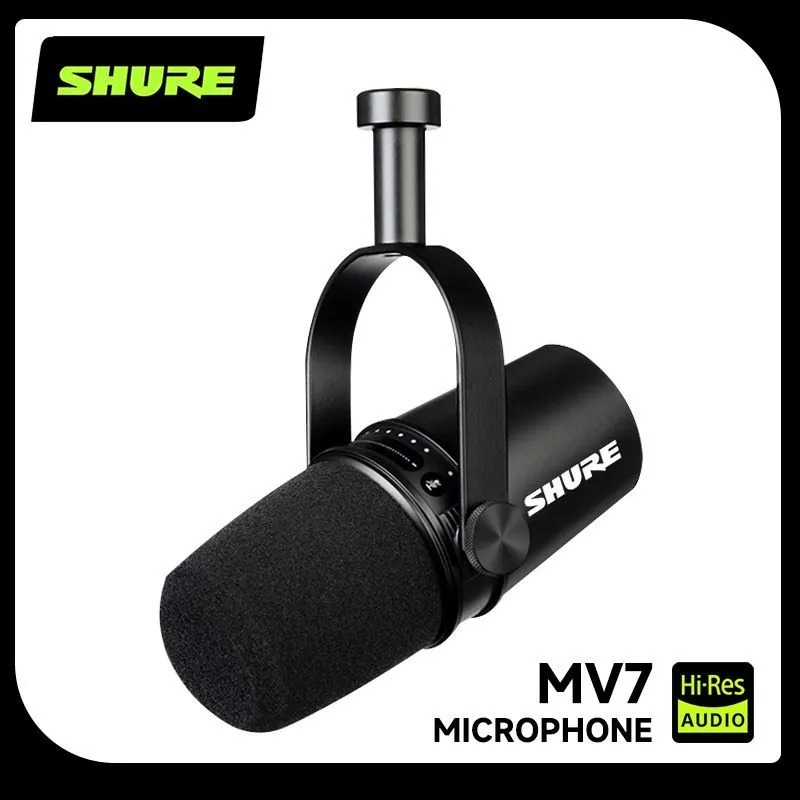 Usb Sound Card - Microfono Dinamico Ibrido USB/XLR Shure MV7