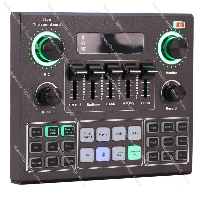 Usb Sound Card - Set microfono scheda audio V9 Scheda