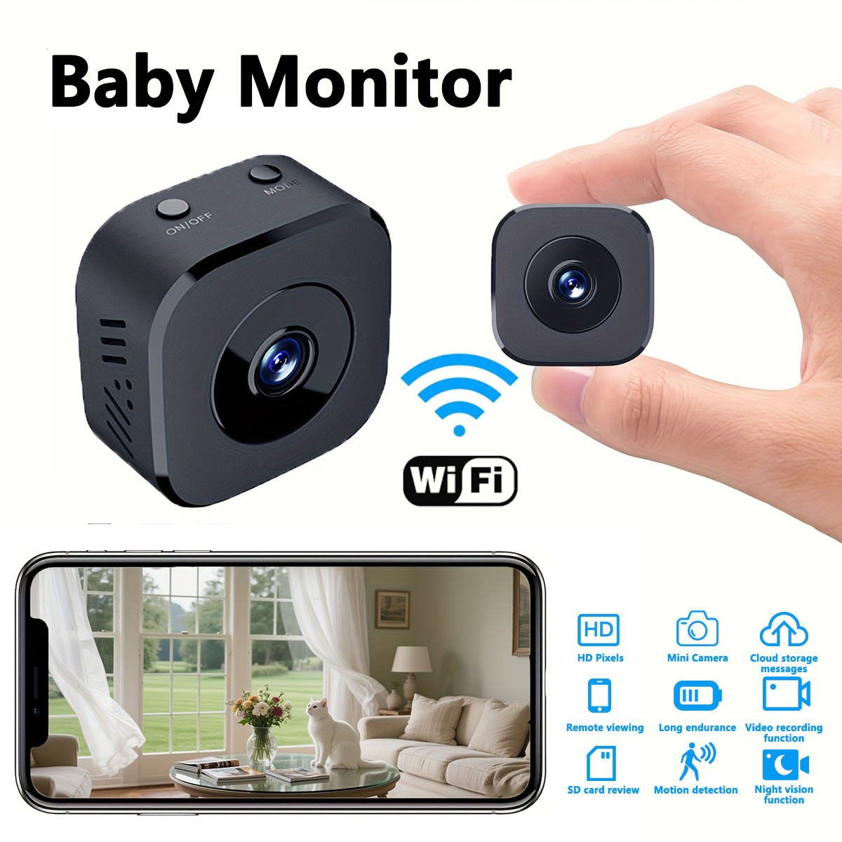 Usb Sound Card - 1080P HD Mini WiFi Telecamera di
