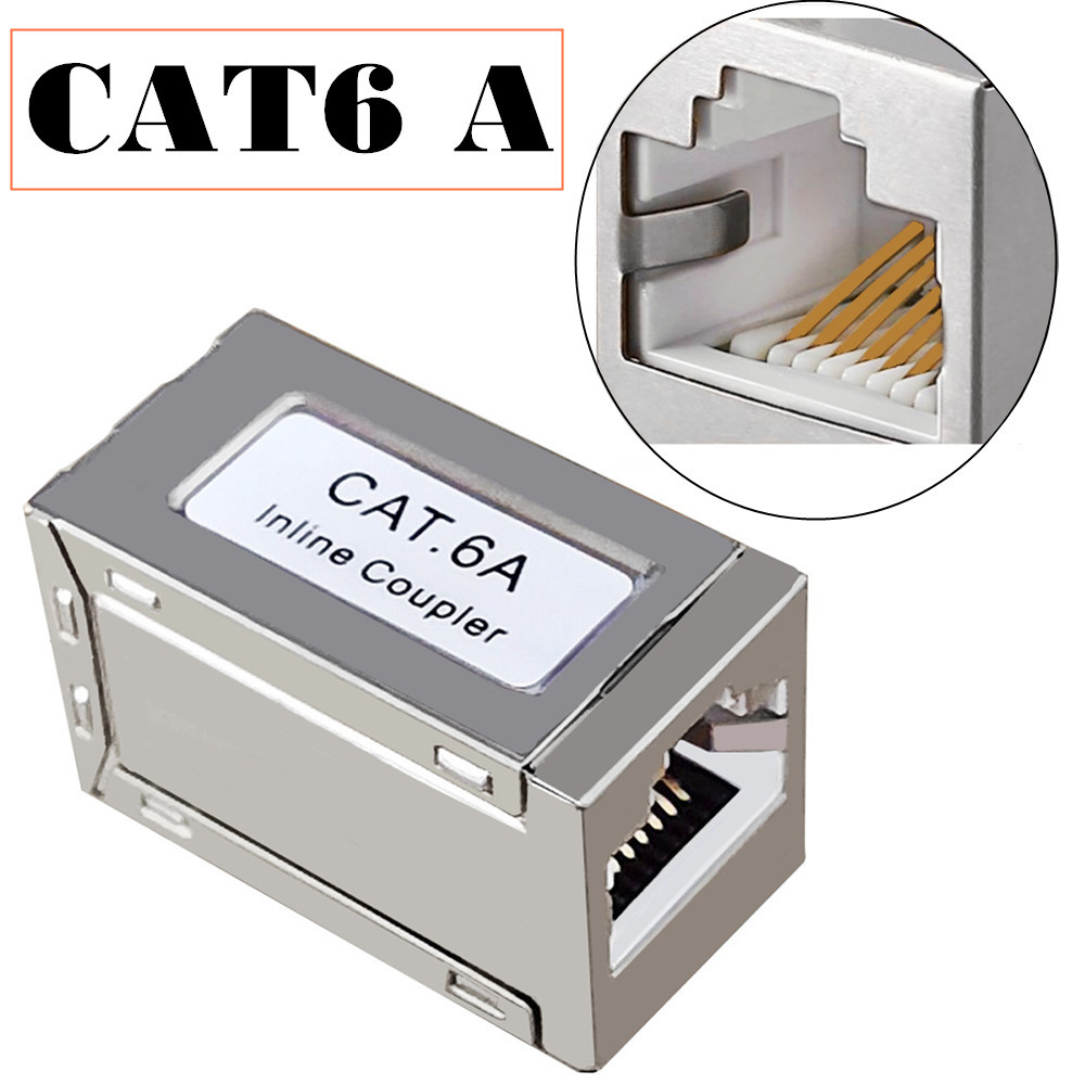 Rj45 Jack - Estensore Ethernet accoppiatore RJ45 10 Gbps,