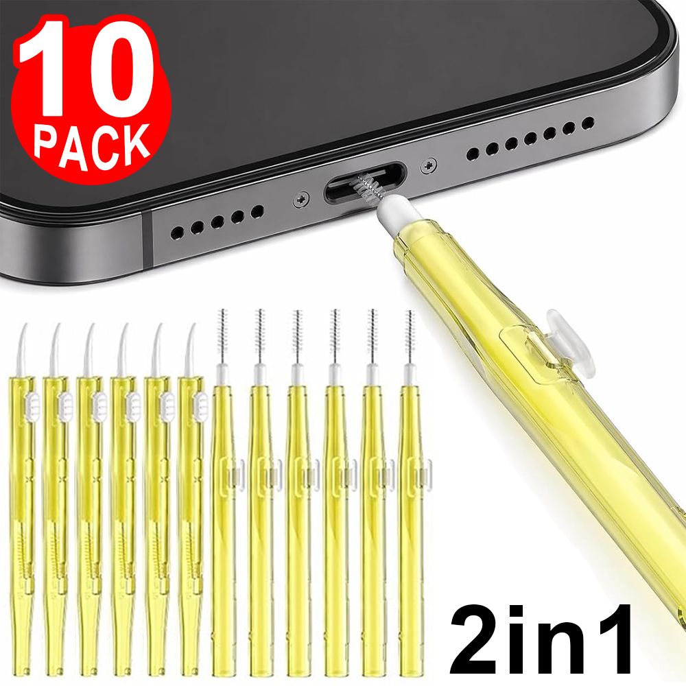 Diy Headphone - Kit di Pulizia Retrattile 2-in-1 per