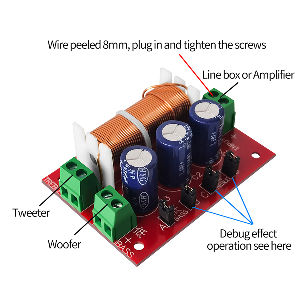 Speaker Crossover - Divisore di Frequenza Audio YLY-2088 400W