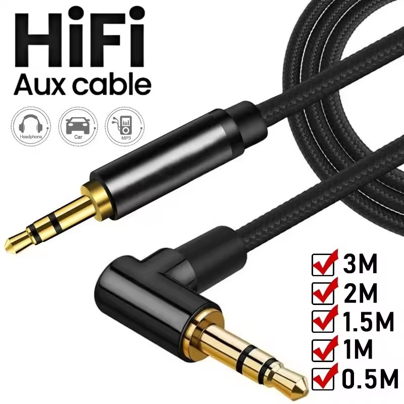 Audio Jumper Wire - Cavo AUX da 3,5 mm, cavo