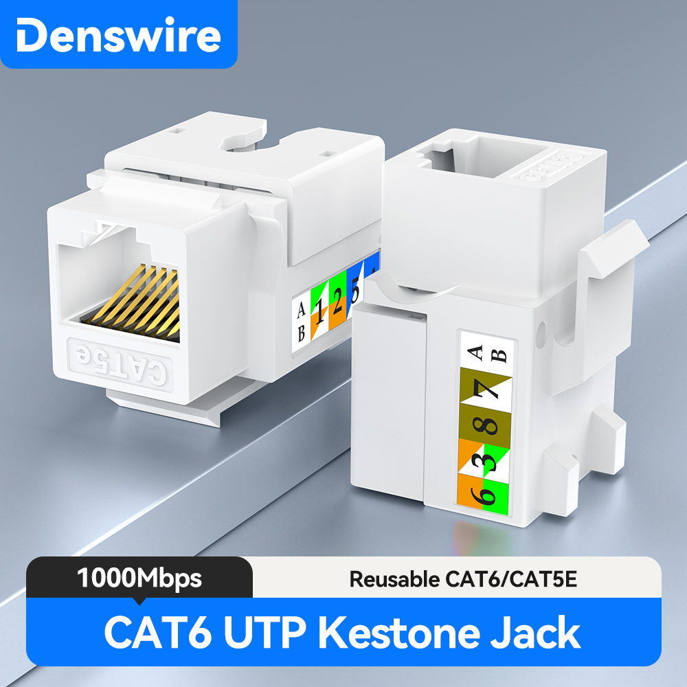 Rj45 Jack - Jack Keystone Denswire RJ45 Cat5E/6, accoppiatore