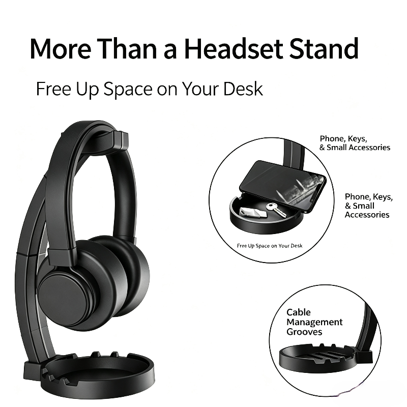 Supporto per cuffie con vassoi - Headphone Parts recensione e prezzo