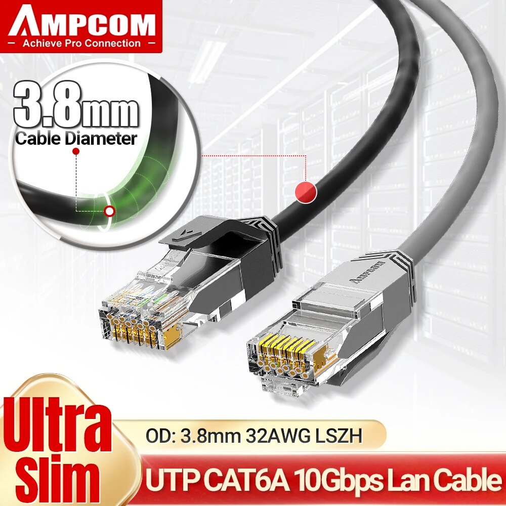 Cavo di rete AMPCOM Ultra sott - Rj45 Jack recensione e prezzo