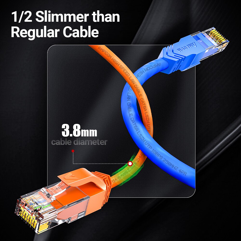 Cavo di rete AMPCOM Ultra sott - Rj45 Jack recensione e prezzo