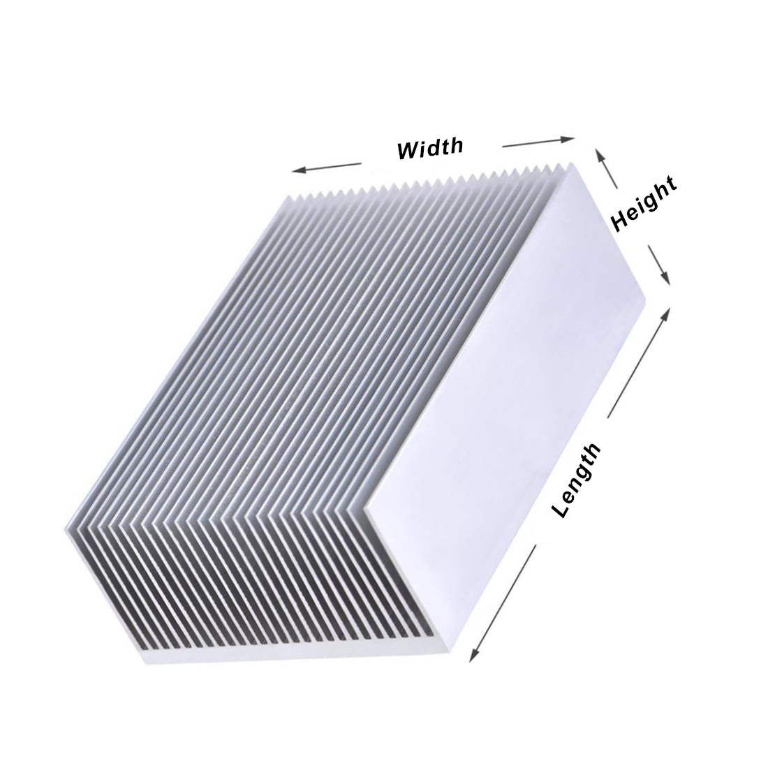 50x60x26mm - 300x60x26mm Dissi - Heatsink Aluminum recensione e prezzo