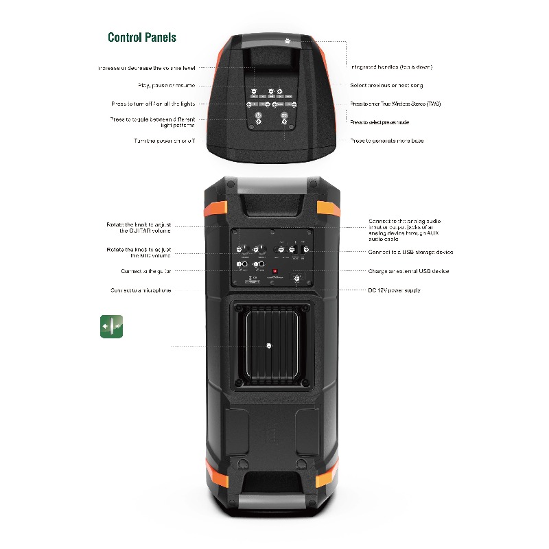 Altoparlante attivo portatile  - Woofer recensione e prezzo