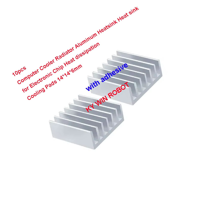 10 Pezzi Mini Dissipatore di C - Heatsink Aluminum recensione e prezzo