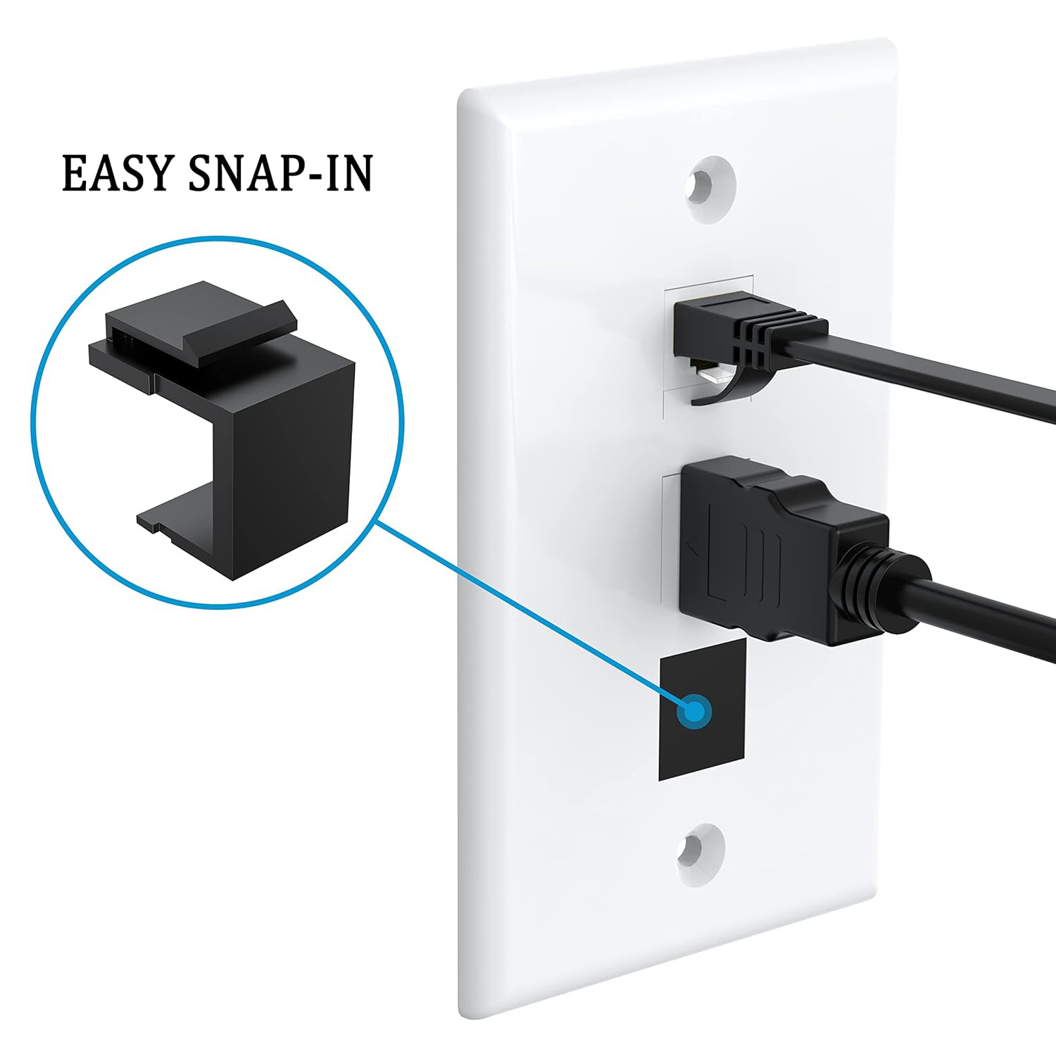 ZoeRax Confezione da 30 insert - Rj45 Jack recensione e prezzo