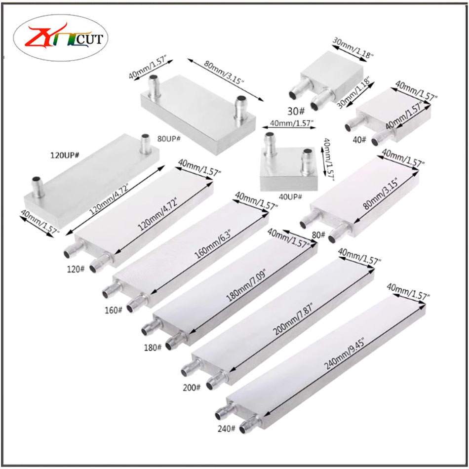 40 80mm CPU Dissipatore di cal - Heatsink Aluminum recensione e prezzo