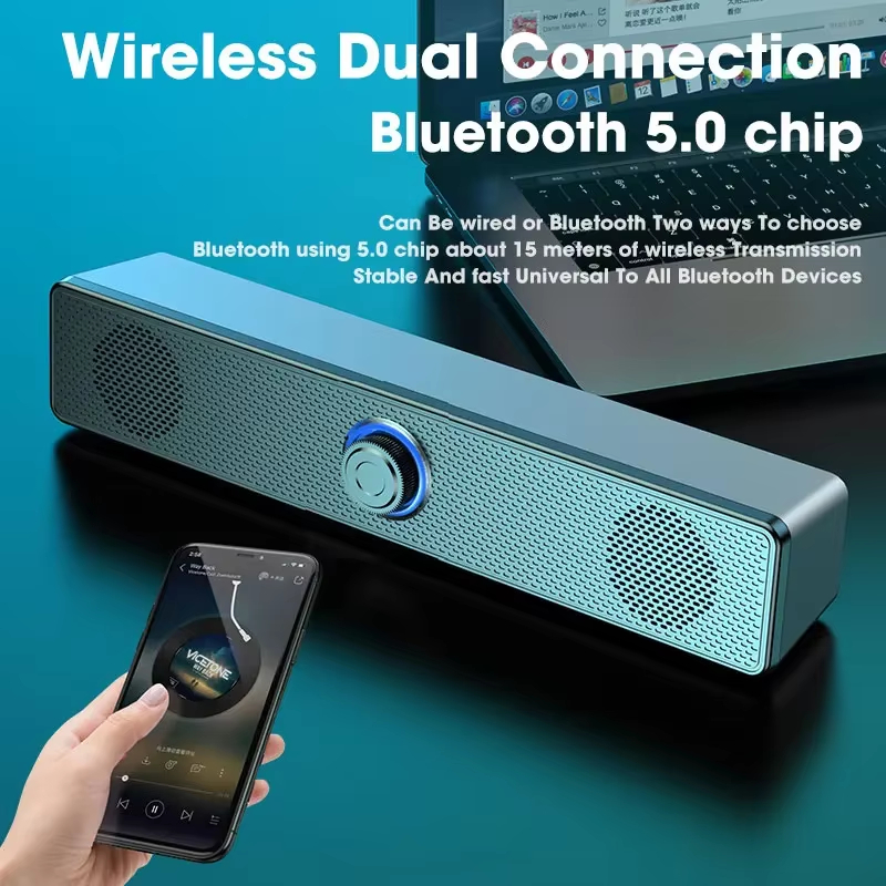 Soundbar Bluetooth 5.0 con Aud - Speaker Wire recensione e prezzo