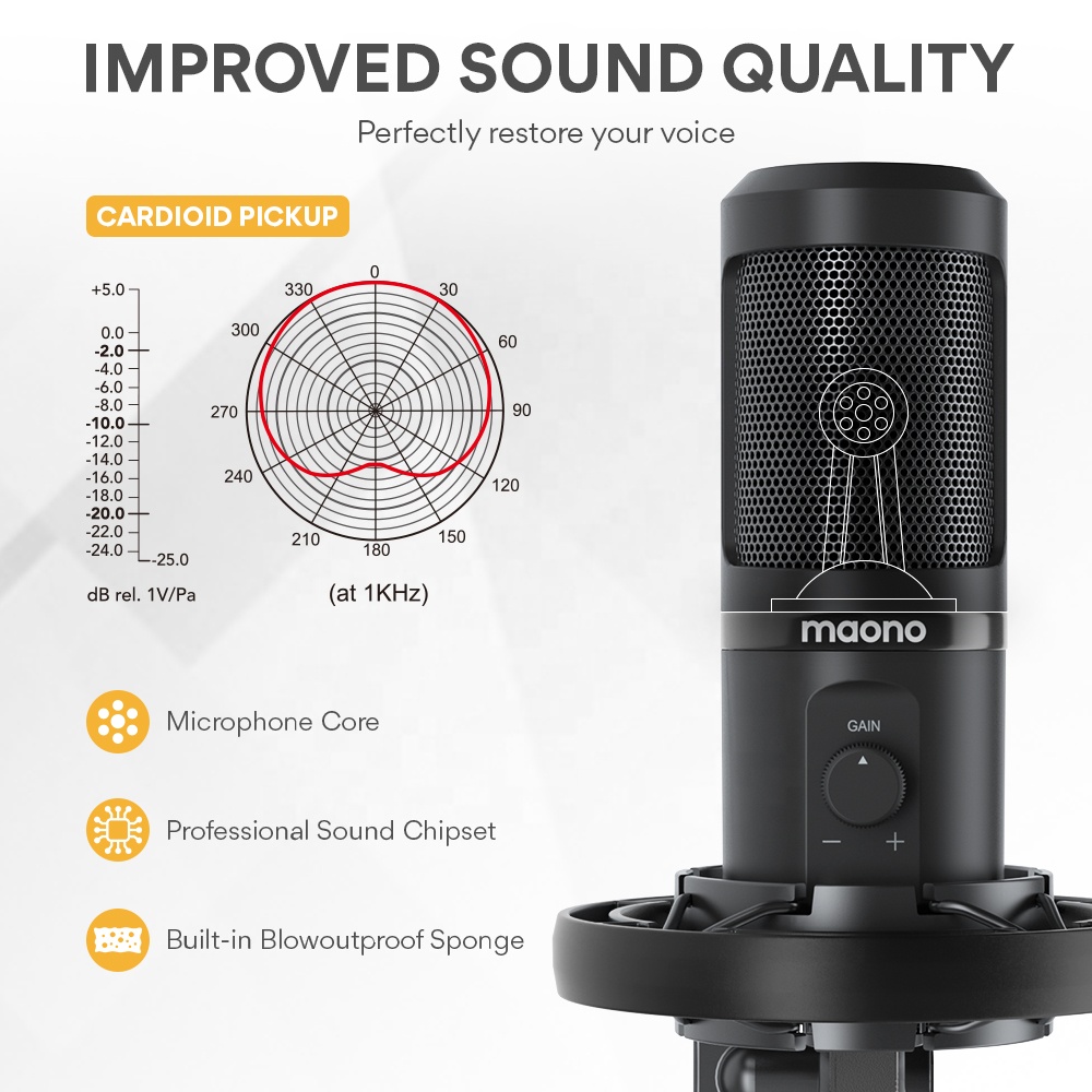 Kit Microfono Professionale MA - Condenser Microphone Kit recensione e prezzo