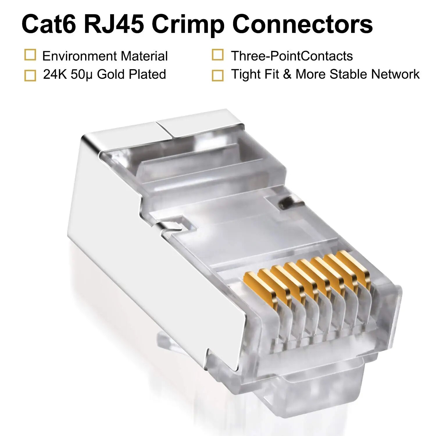 ZoeRax 50 connettori Cat6 RJ45 - Rj45 Jack recensione e prezzo
