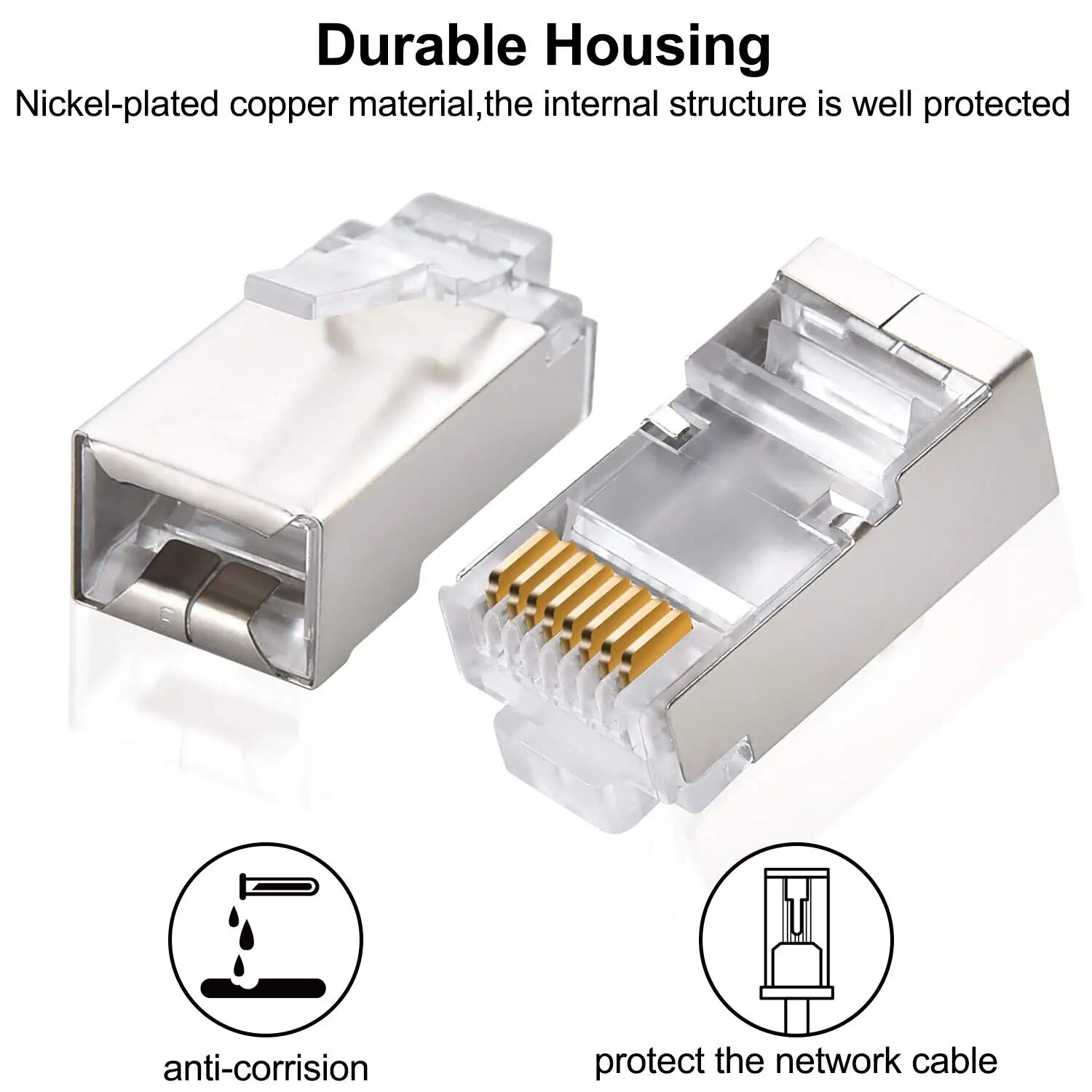ZoeRax 50 connettori Cat6 RJ45 - Rj45 Jack recensione e prezzo