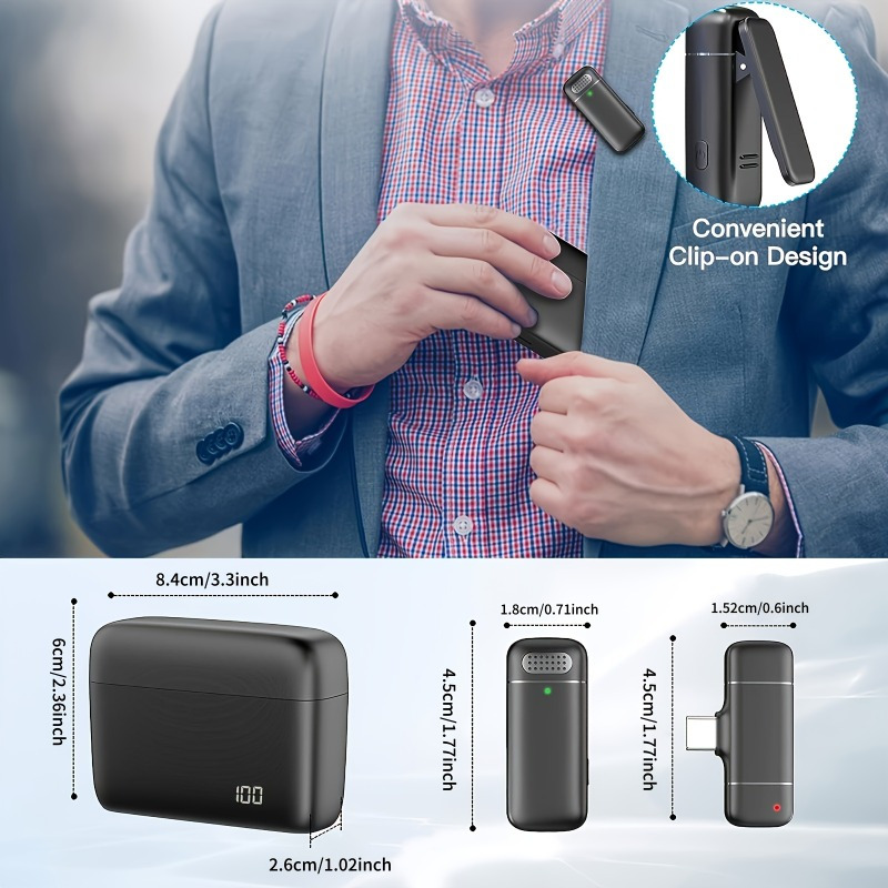 Microfono Lavalier Wireless co - Condenser Microphone Kit recensione e prezzo