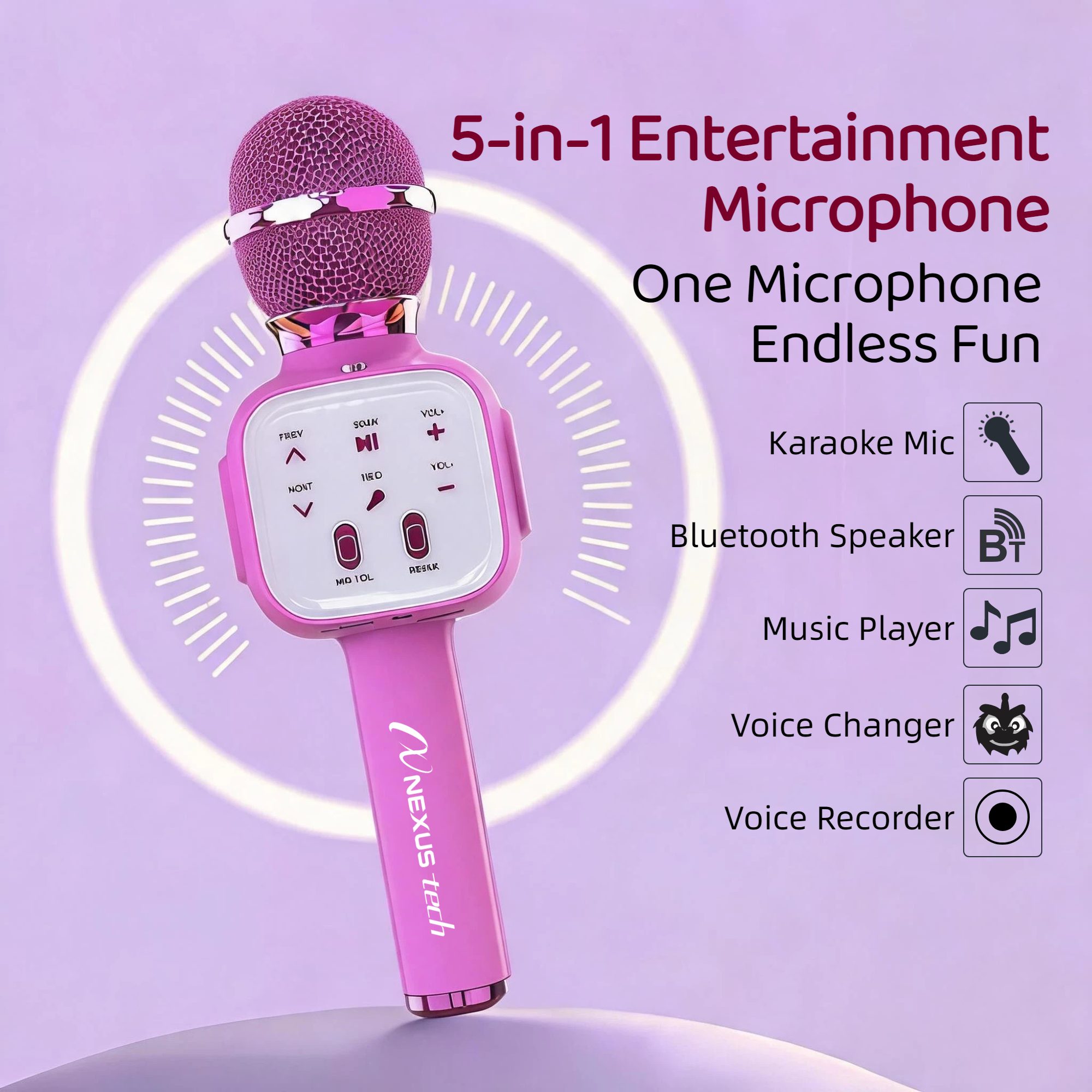 Microfono karaoke wireless Blu - Speaker Kit recensione e prezzo