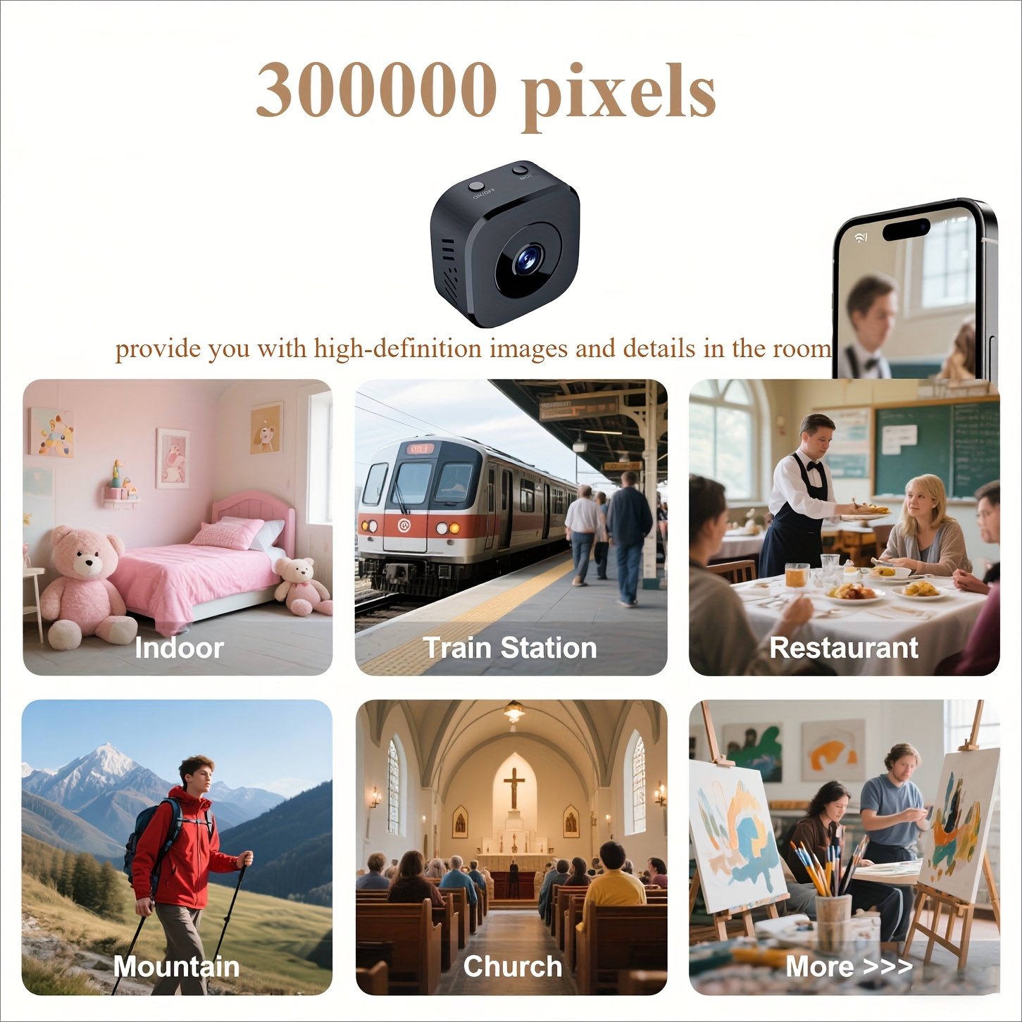 1080P HD Mini WiFi Telecamera  - Usb Sound Card recensione e prezzo