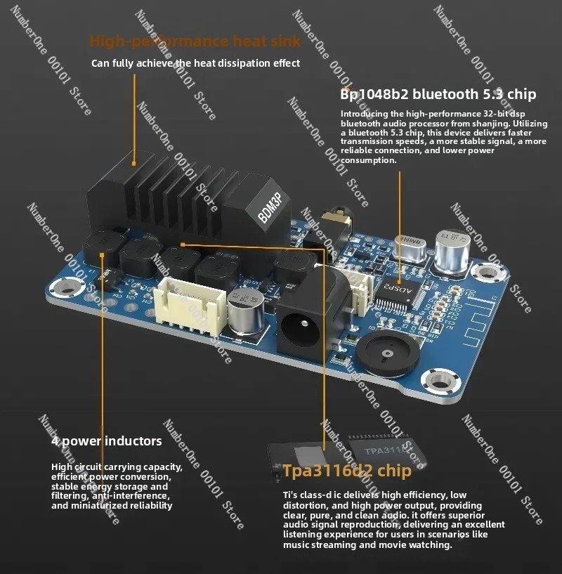 Amplificatore Bluetooth 5.3 Po - Diy Speaker recensione e prezzo