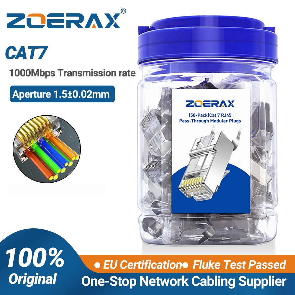 ZoeRax Confezione da 50 connet - Rj45 Jack recensione e prezzo