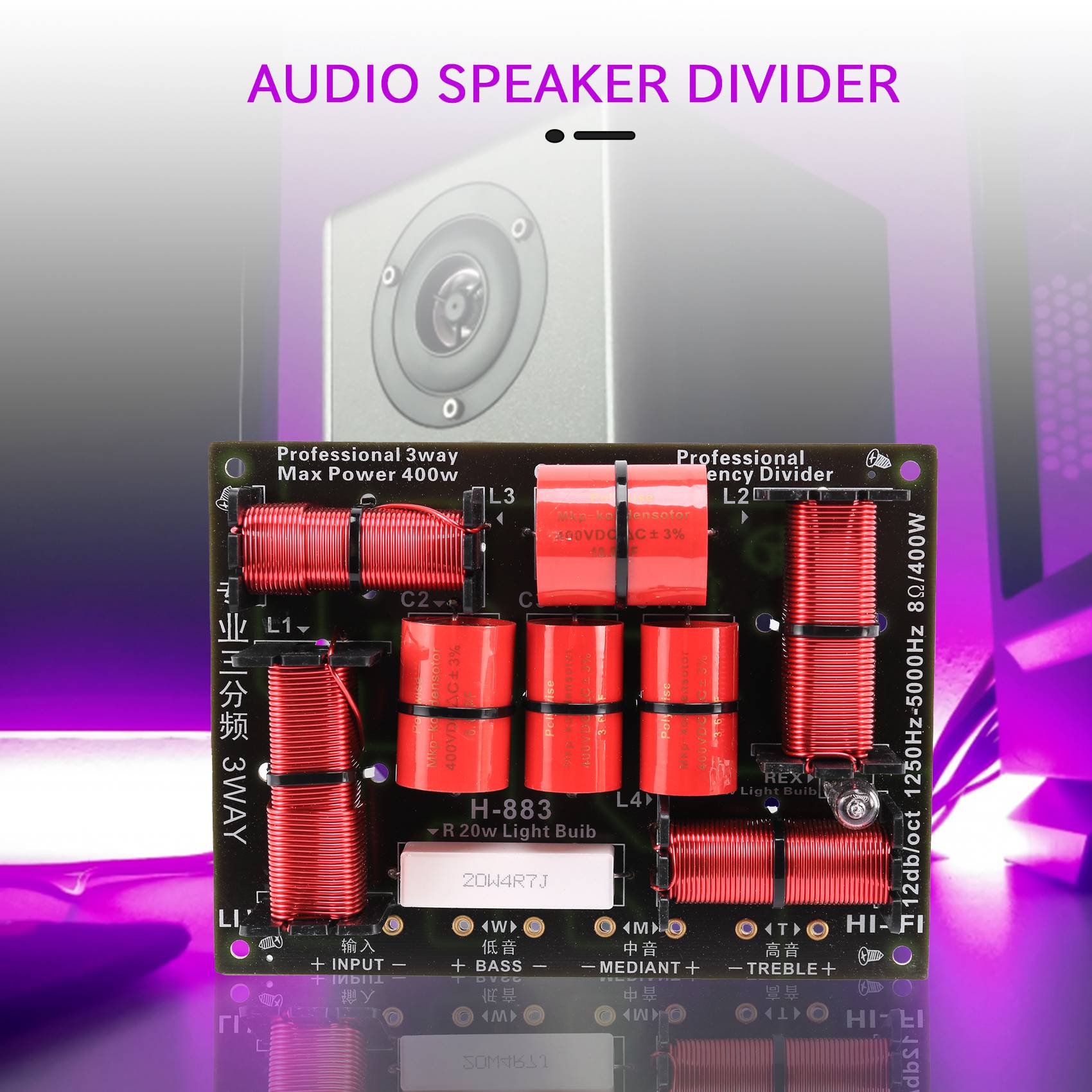 Eccellente-400W Divisore cross - Speaker Crossover recensione e prezzo