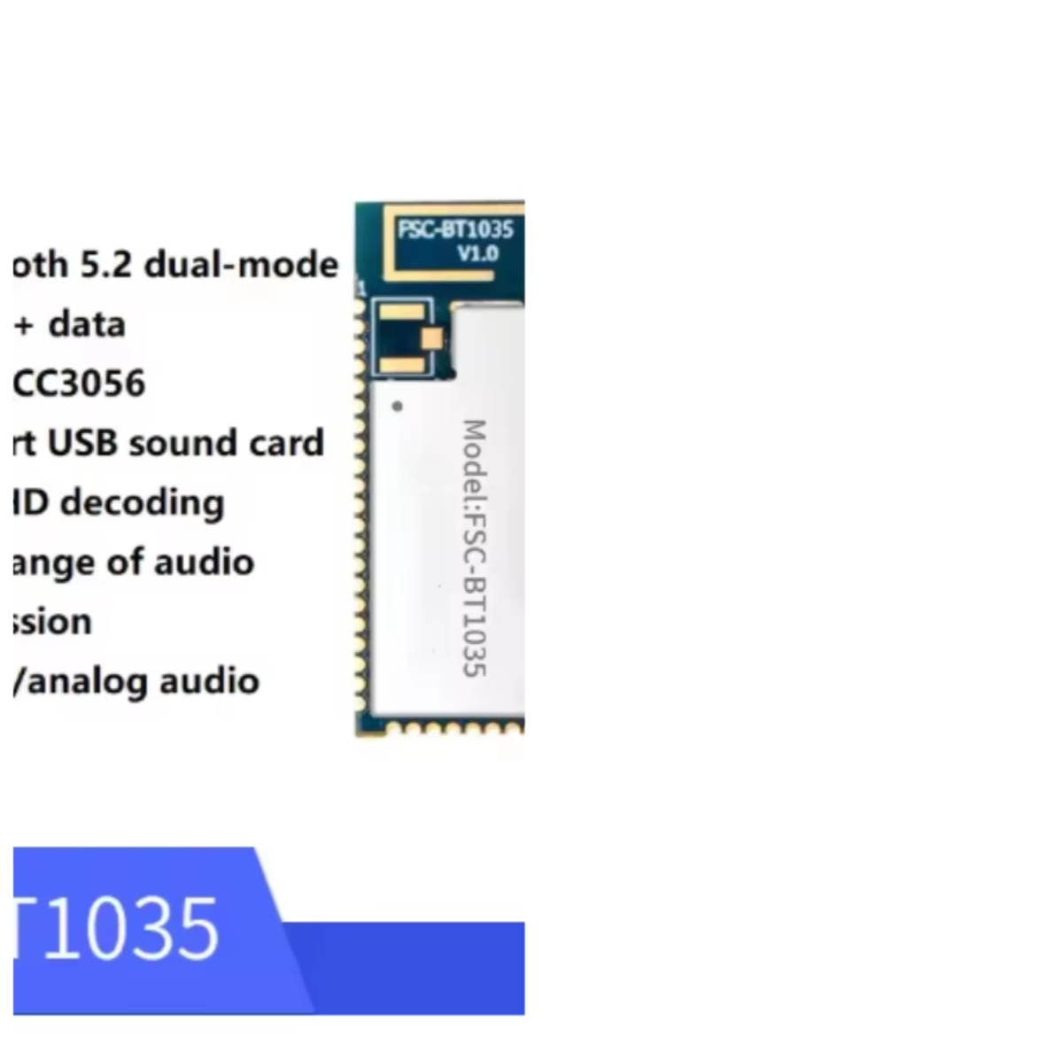 Modulo FSC-BT1035 con chip QCC - Usb Sound Card recensione e prezzo