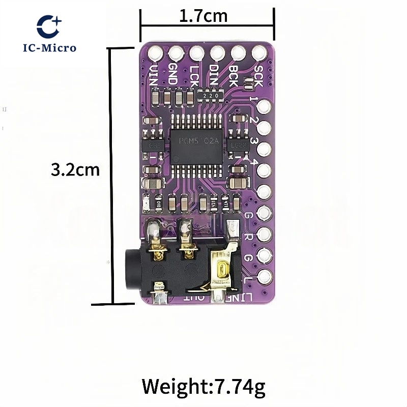 1-10PCS Interfaccia I2S PCM510 - Pcm5102 recensione e prezzo